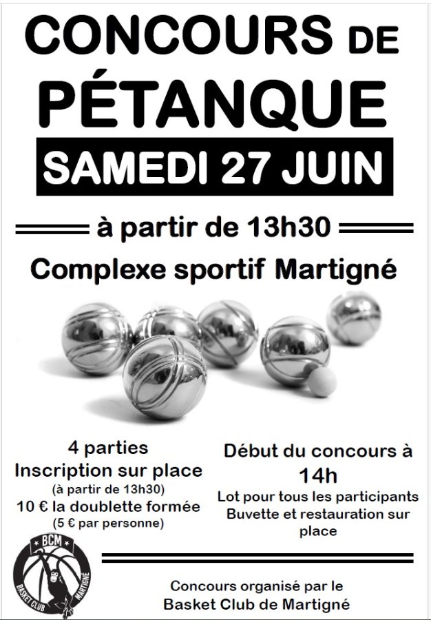 Tournoi de Pétanque